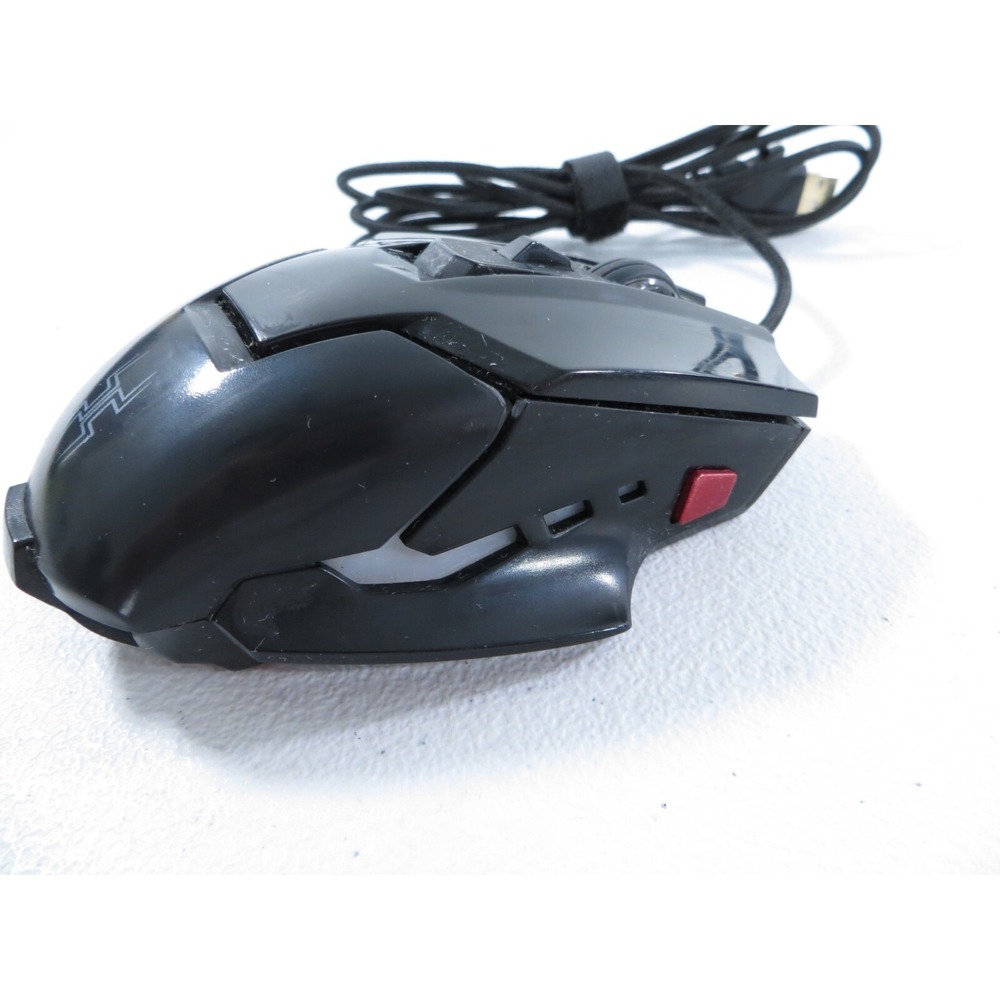 BlackWeb Gaming Mouse RGB Color Changing Programmable‎ Buttons TESTED WORKING - Picture 4 of 6
